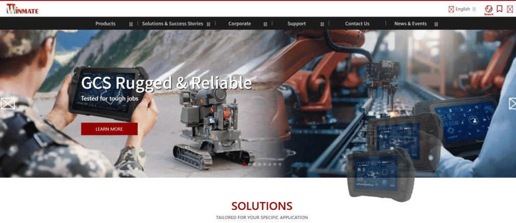 GCS rugged industrial handheld computer suitable for tough environments and outdoor use.