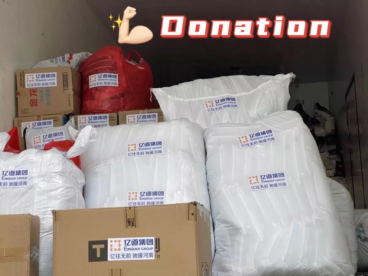Emdoor group delivery living material to help Henan flood victims Emdoor group delivery living material to help Henan flood victims
