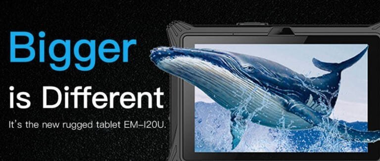 EM-I20U Rugged Tablet Launch: 12.2″ FHD Display, Intel Core i5/i7, Dual Battery & GNSS Support