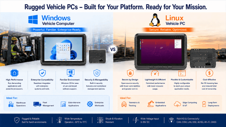 7 Practical Rugged Vehicle PCs: Windows And Linux Choices For Fleet Teams
